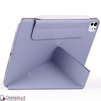 Smart Folio dirbtinės odos atverčiamas dėklas - levander grey (Apple Ipad Pro 13 (2024-2025)